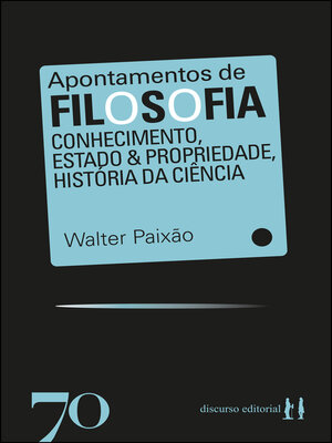 cover image of Apontamentos de filosofia
